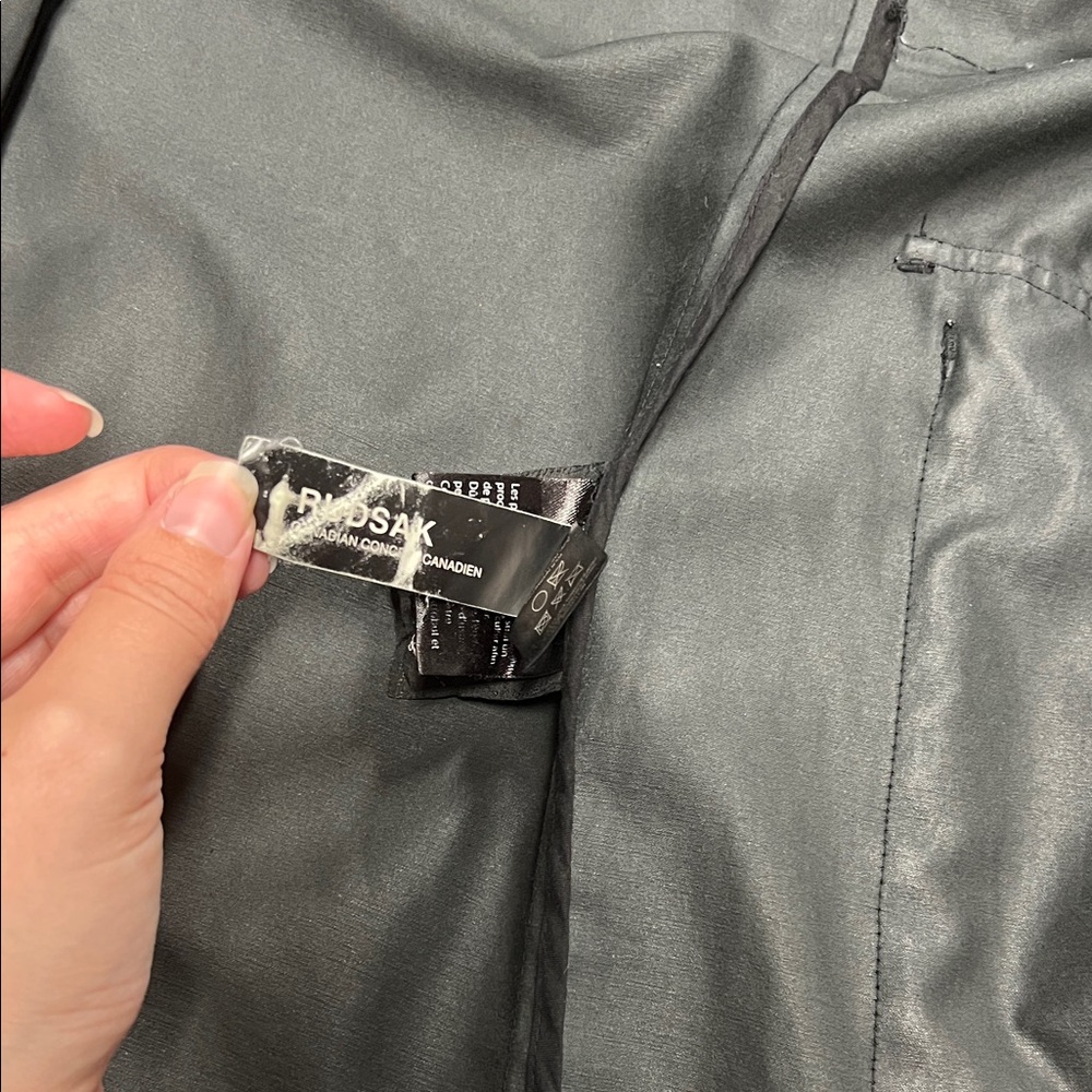 RUDSAK Black Military Jacket with Leather Details - Picture 7 of 10